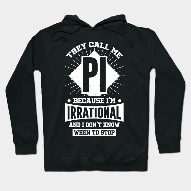 Funny Math Pi Day Mathematician Gift Hoodie by Dolde08